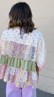 Garden Whimsy Tiered Top