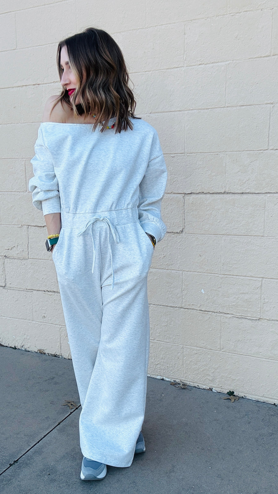 Luxe Comfort One-Shoulder Jumpsuit