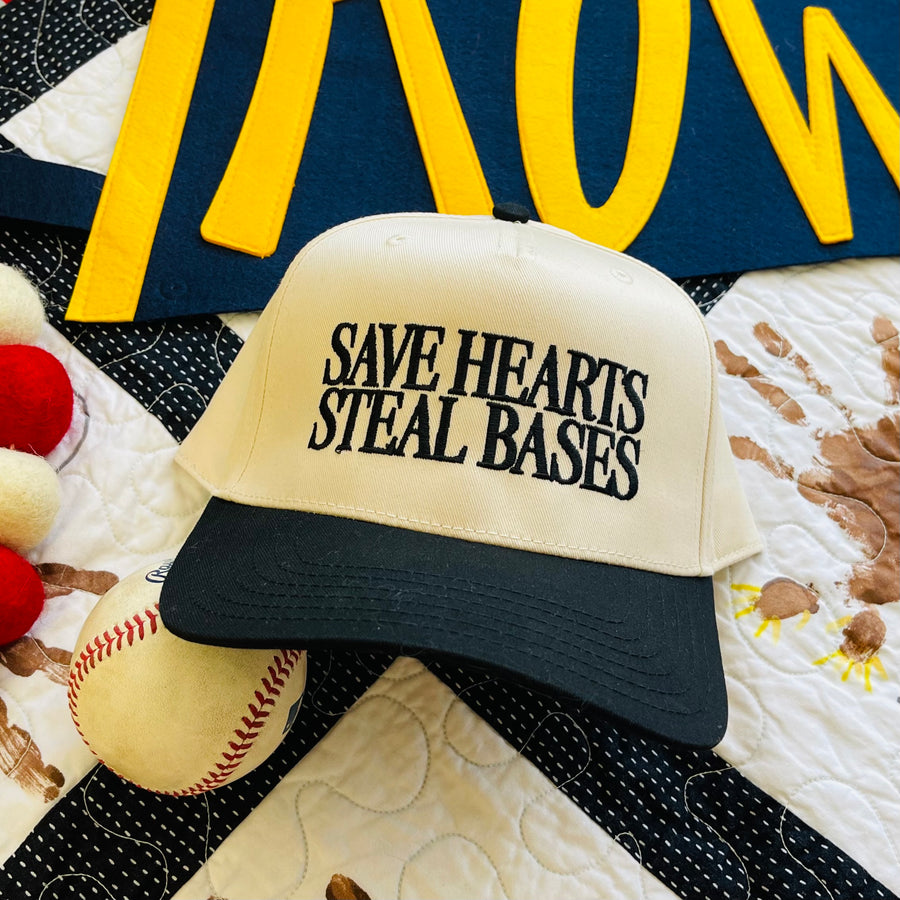 Save Hearts, Steal Bases Trucker Hat