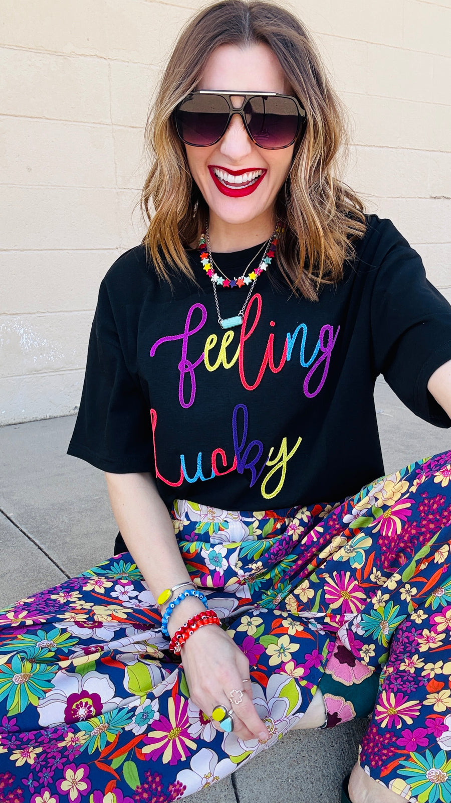 Feeling Lucky Cropped Tee