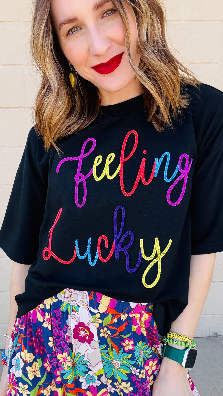 Feeling Lucky Cropped Tee