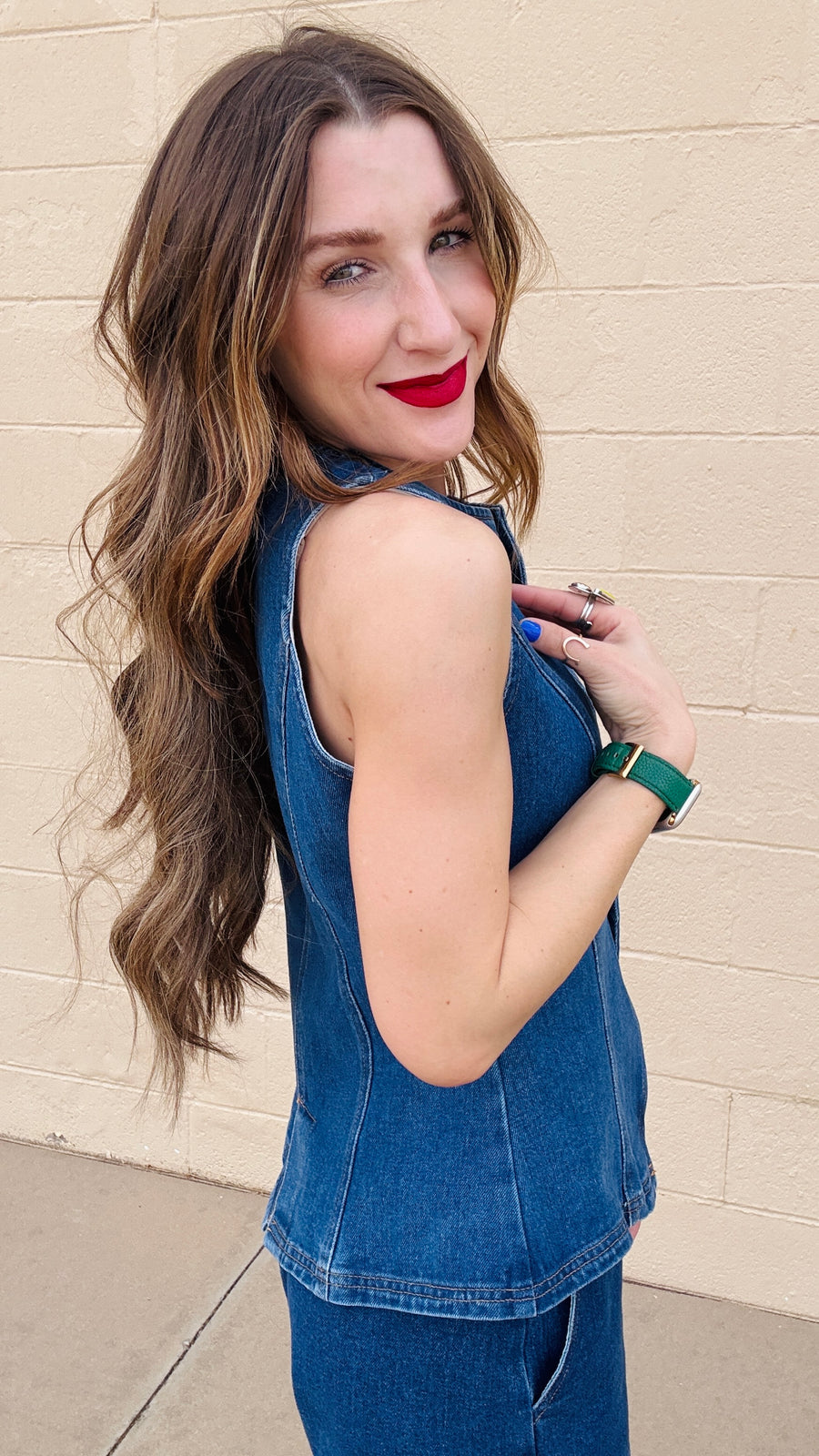 Indigo Luxe 2-Piece Denim Set