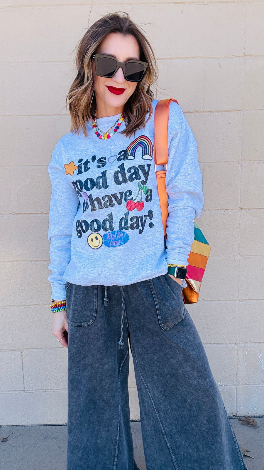 Good Day Graphic Sweatshirt