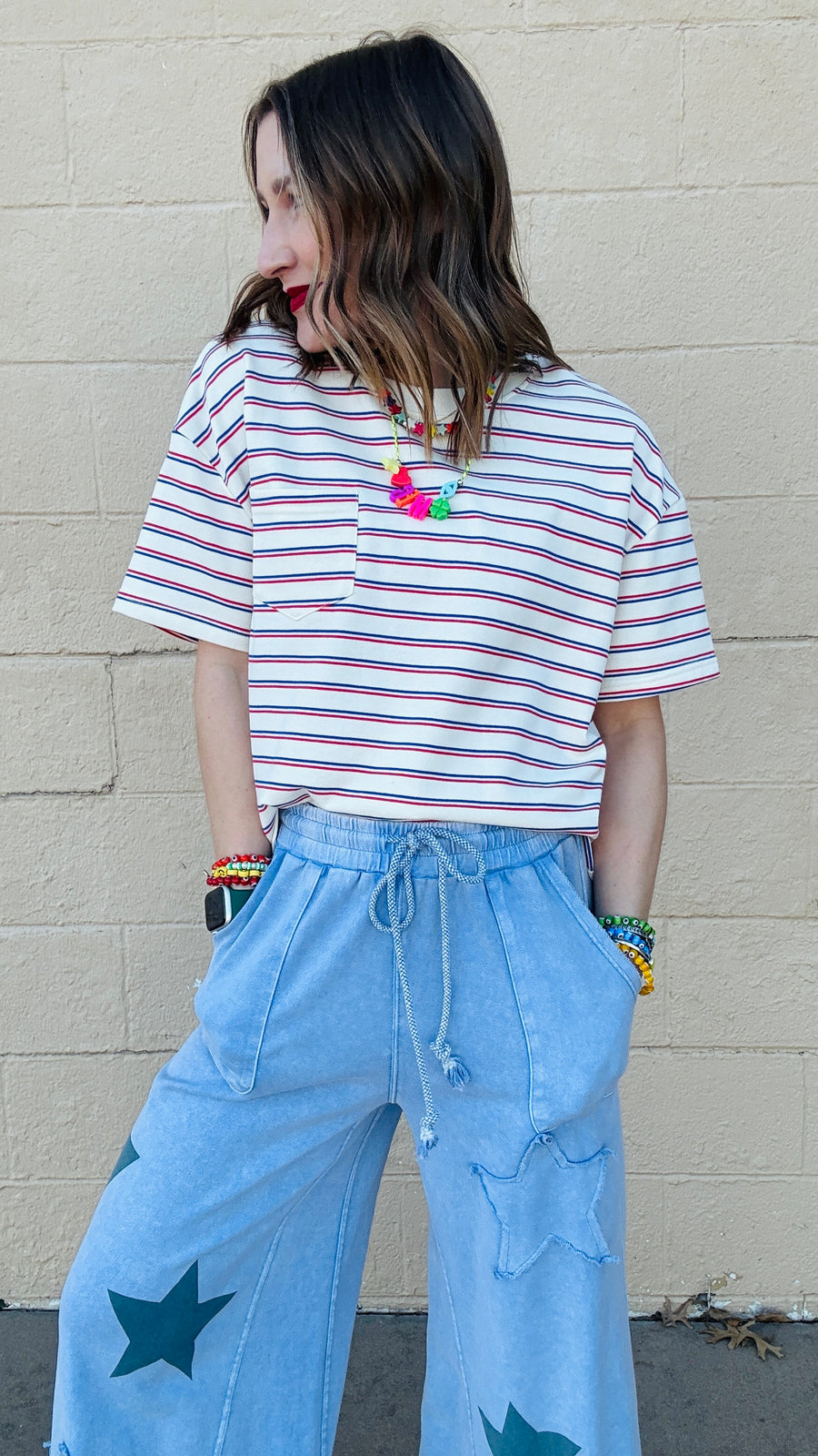 American Honey Striped T-Shirt