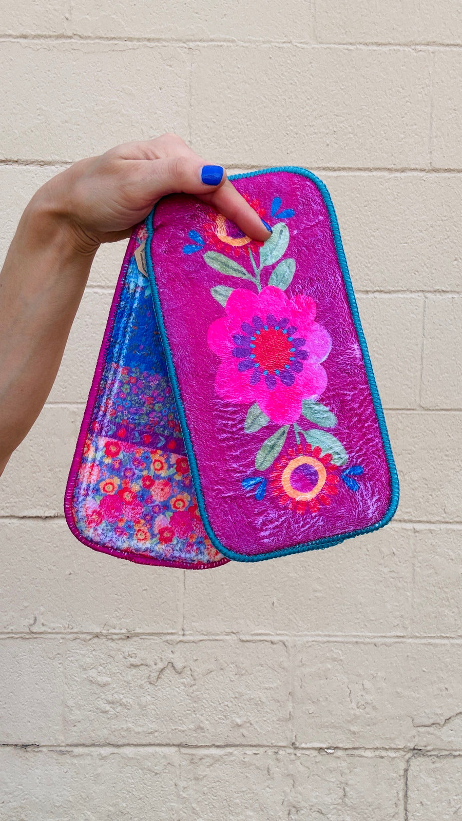 Fletcher Boho Floral Sink Mat- Set of 2