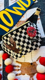 Eagle Pride Checkered Crossbody Bag