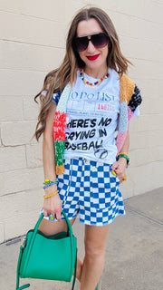 Prism Patchwork Tie-Front Vest