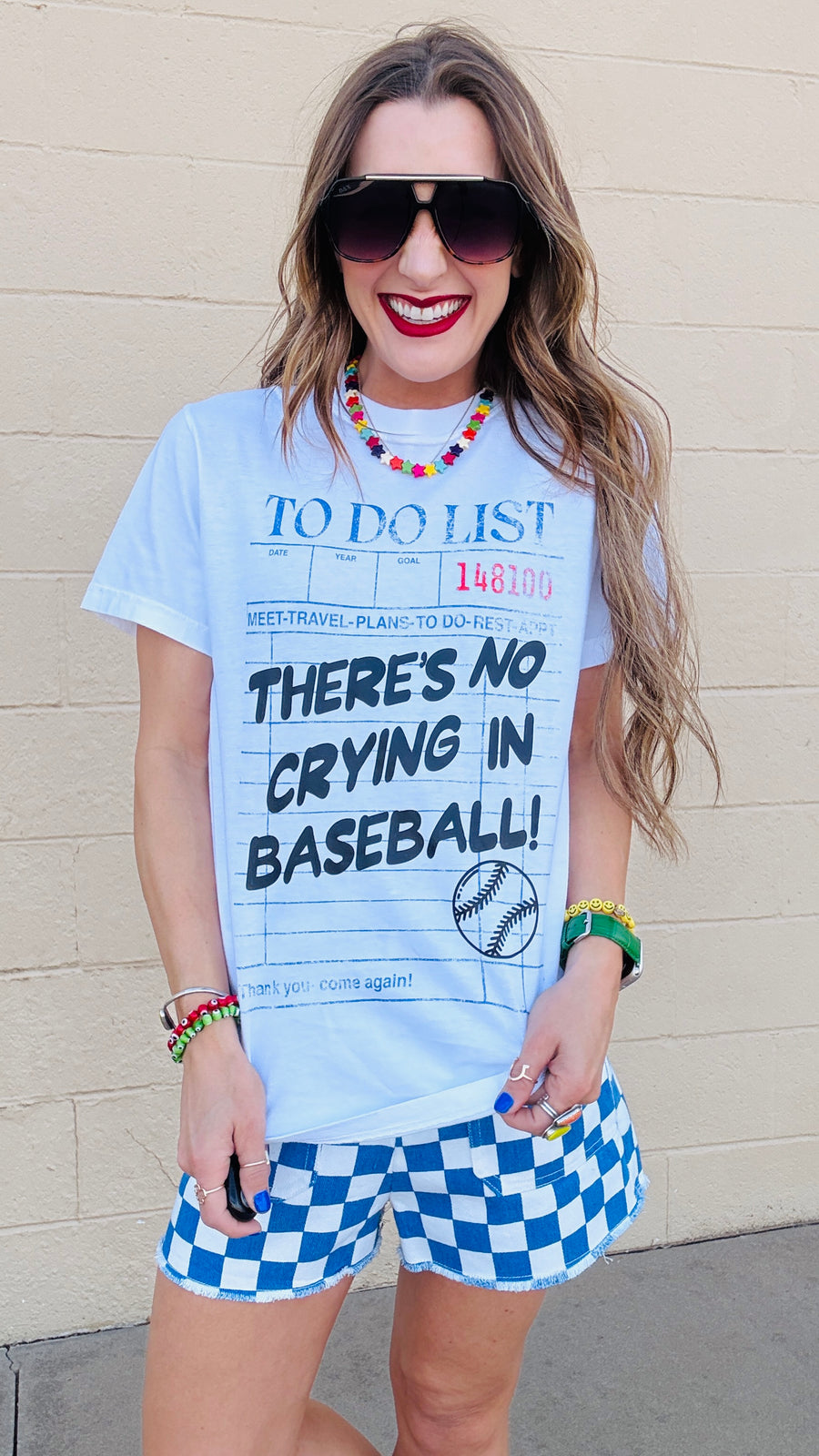 No Crying in Baseball Tee