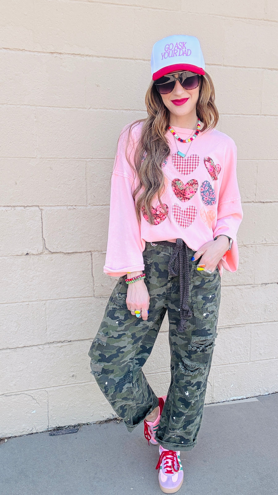 Blushing Hearts Sweatshirt