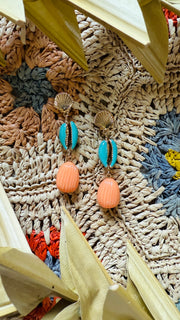 Miami Vice Neon Beach Vibes Drop Earrings - 3 Colors