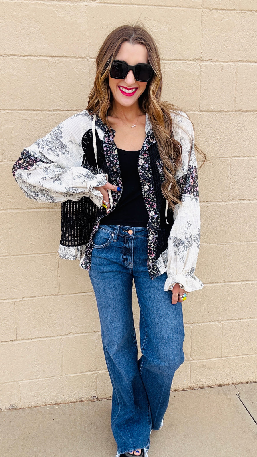 Boho Blossom Crochet Jacket