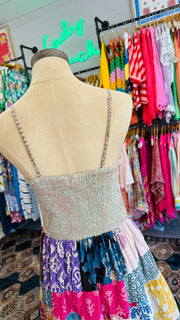 Floral Mosaic Sundress