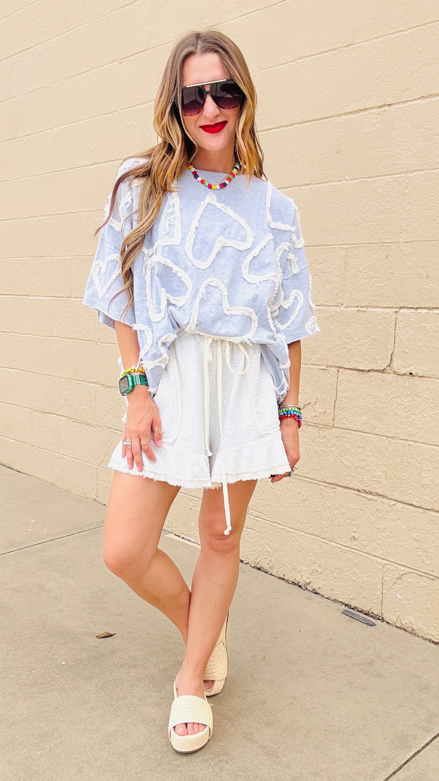 Willow Ruffle Knit Shorts