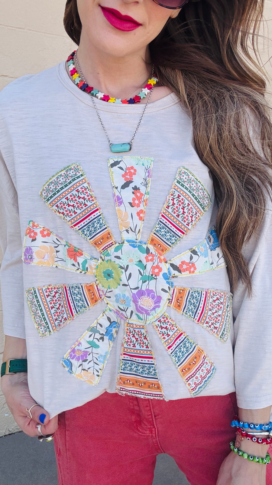 Sunshine Bloom Patch Tee