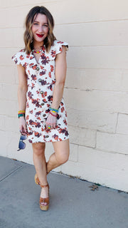 Sutton Floral Printed Mini Dress