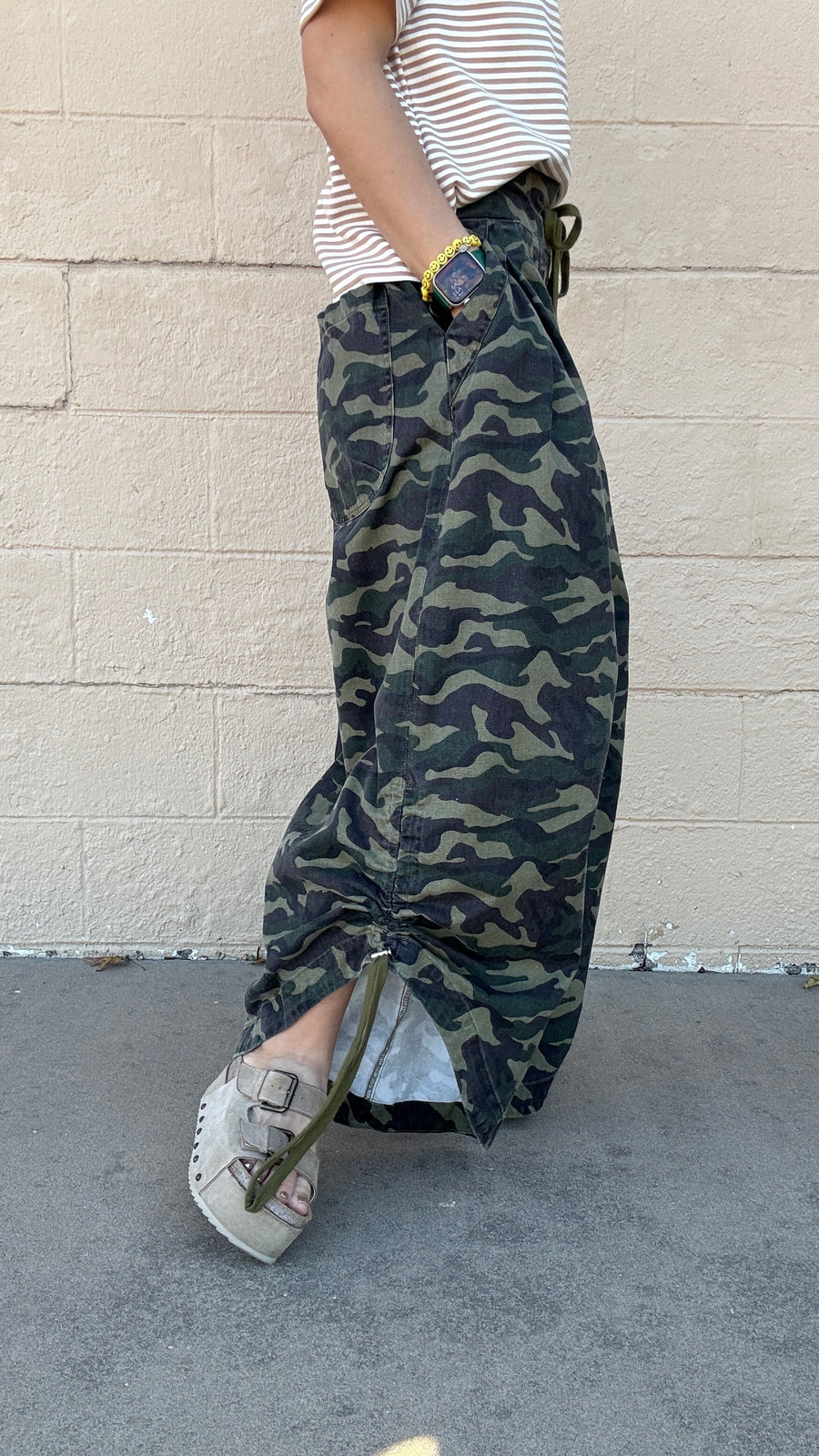 Stealth Mode Wide Barrel Leg Camo Pants