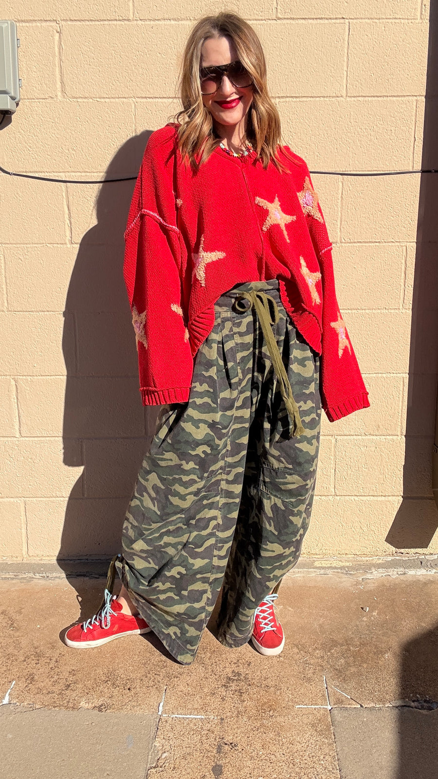 Stealth Mode Wide Barrel Leg Camo Pants