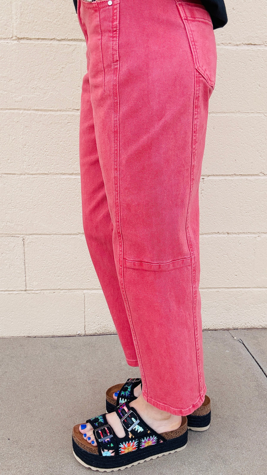 Brick Lane Crop Wide-Leg Jeans