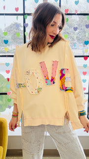 All for Love Patchwork Pullover