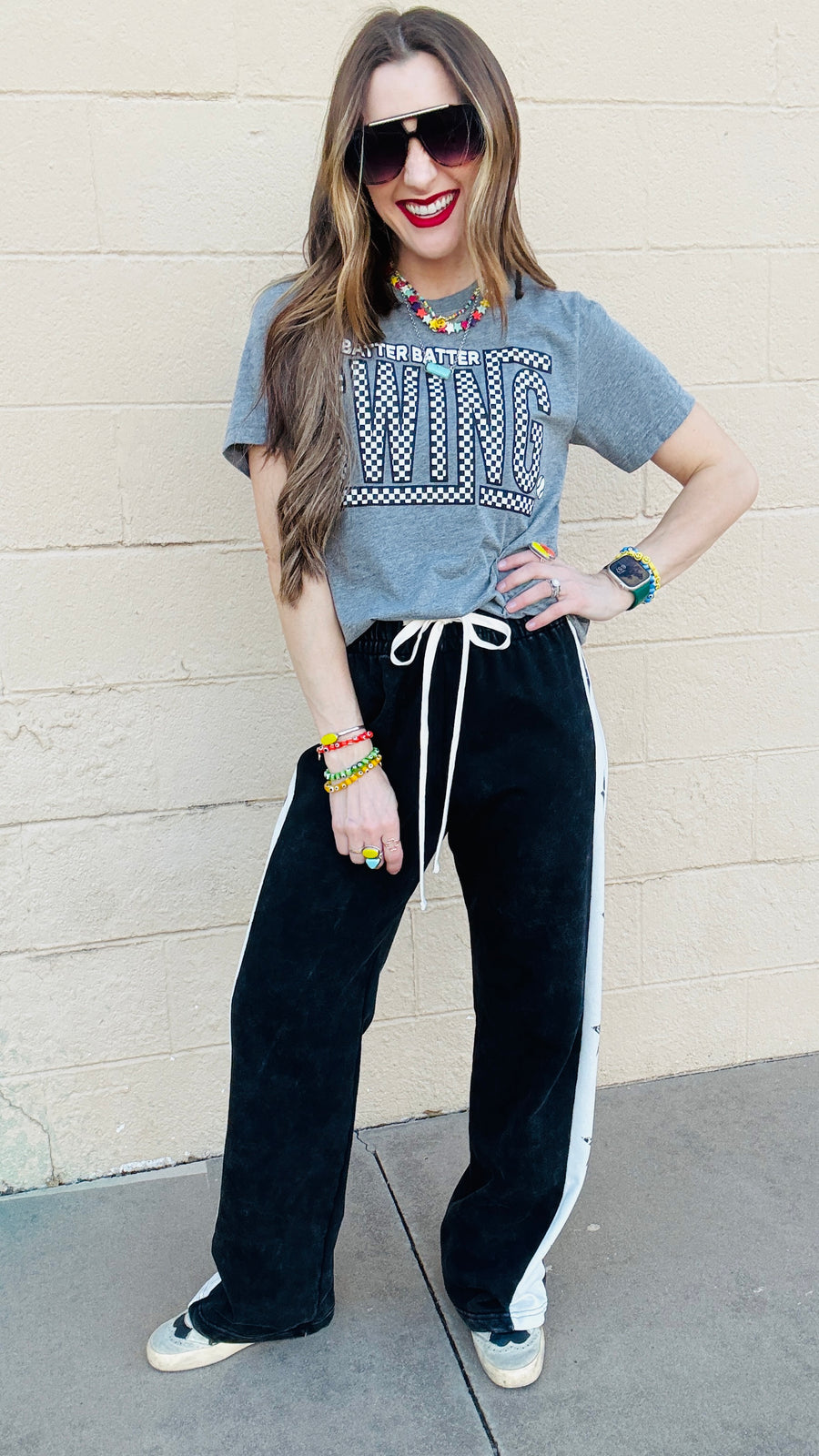 Stellar Stride Wide-Leg Pants