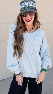 Cloud Comfort Pullover- Heather Oatmeal