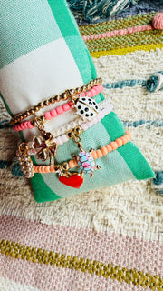 Lucky Charm Beaded Stack