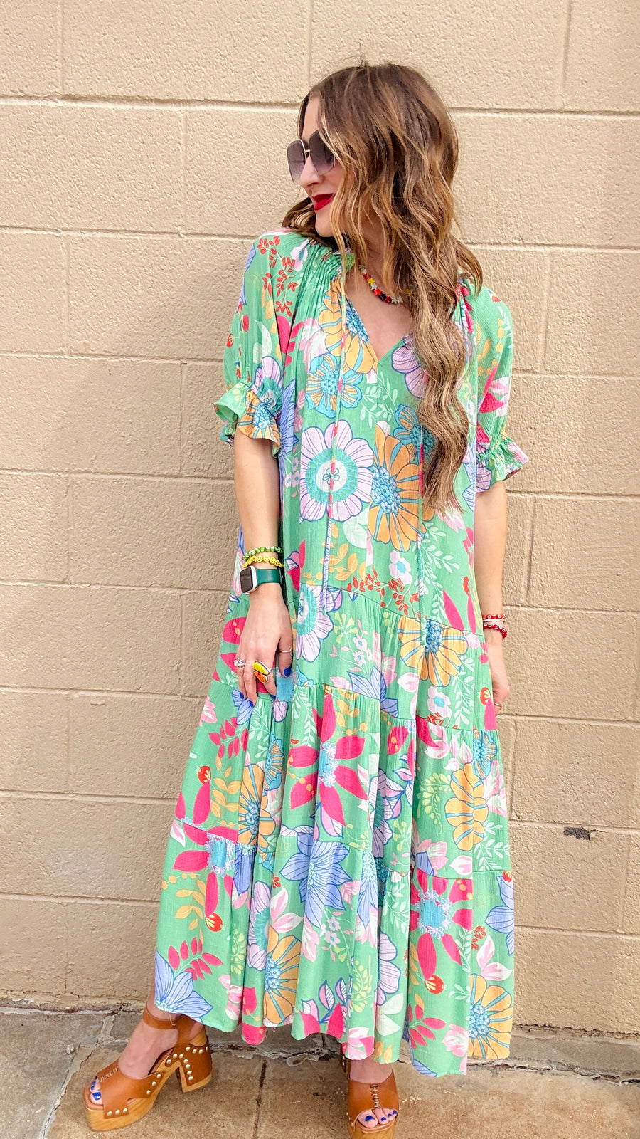 Meadow Bloom Maxi Dress