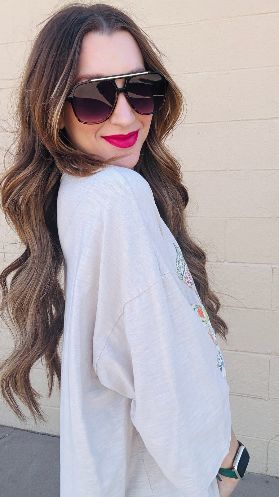 Sunshine Bloom Patch Tee
