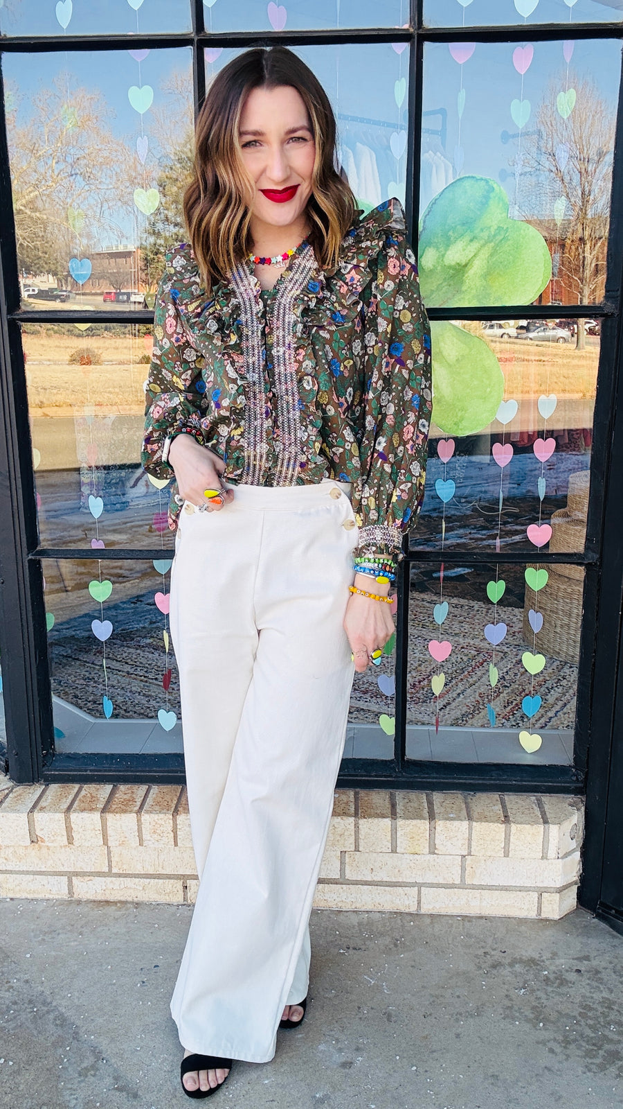 Curiouser and Curiouser Floral Blouse