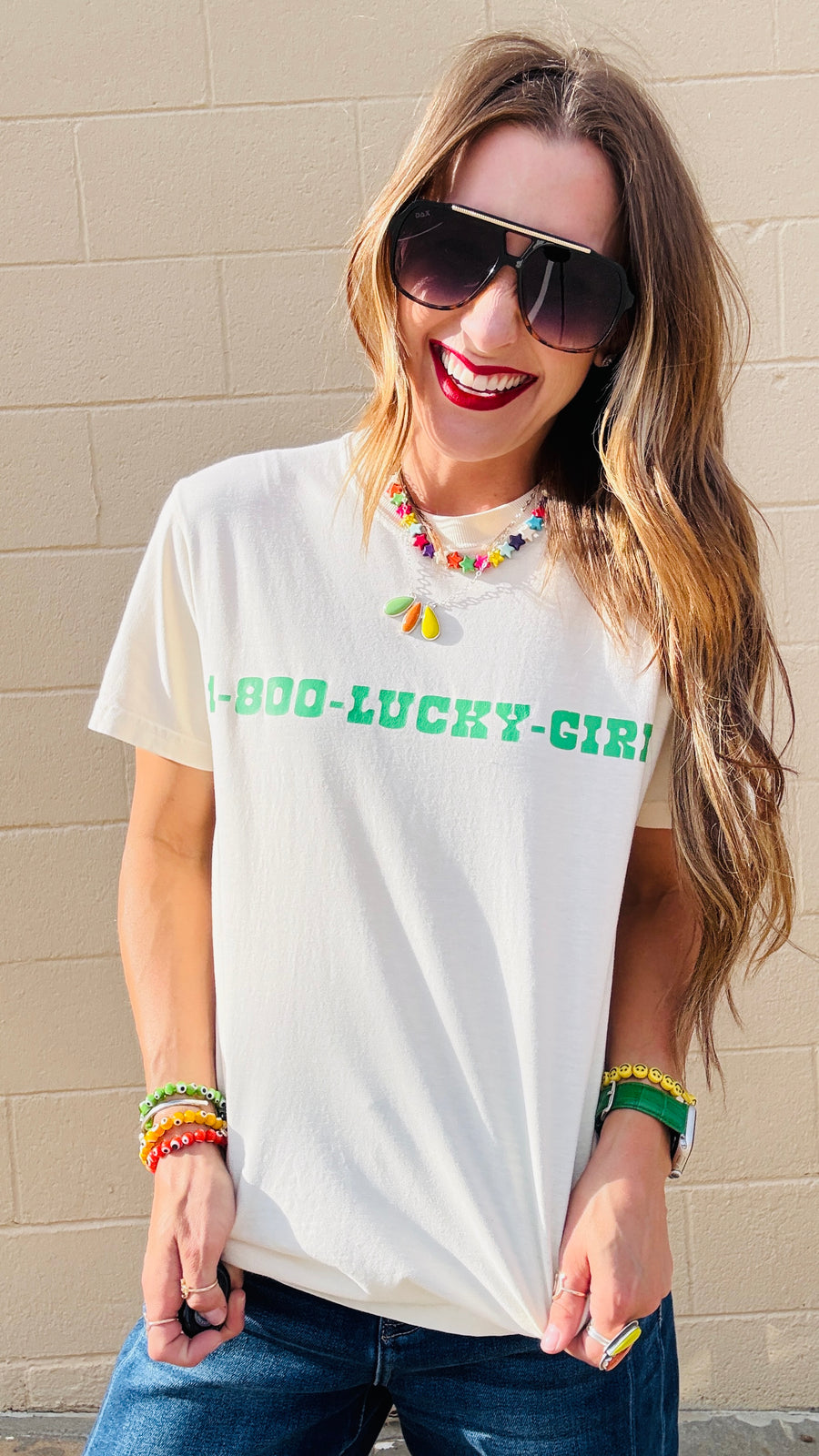 Lucky Girl Graphic Tee