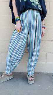 Sundrenched Striped Pants