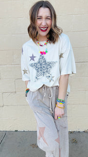 Stellar Style Patchwork Tee