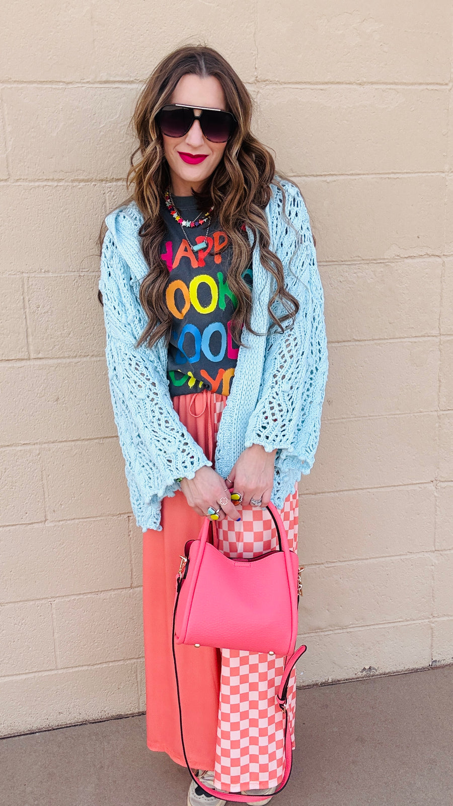Skyline Breeze Crochet Cardigan-Baby Blue