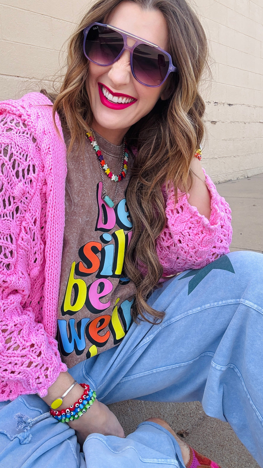 Be You Acid Wash Tee