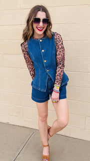 Indigo Luxe 2-Piece Denim Set