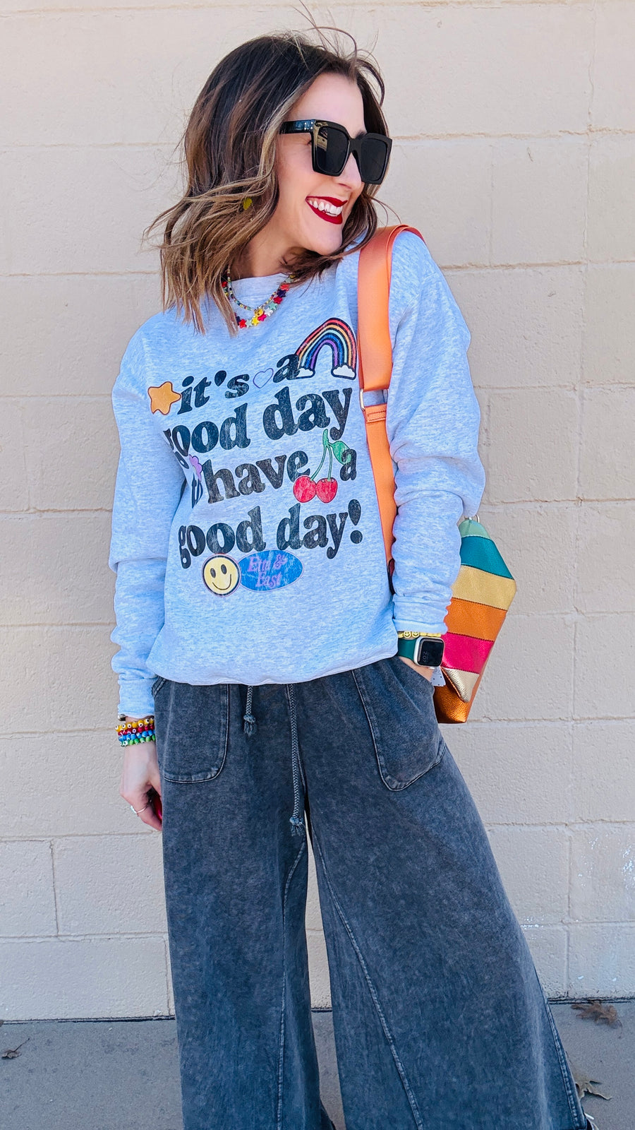 Good Day Graphic Sweatshirt