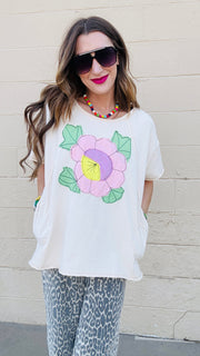 Bloom Boxy Pocket Tee