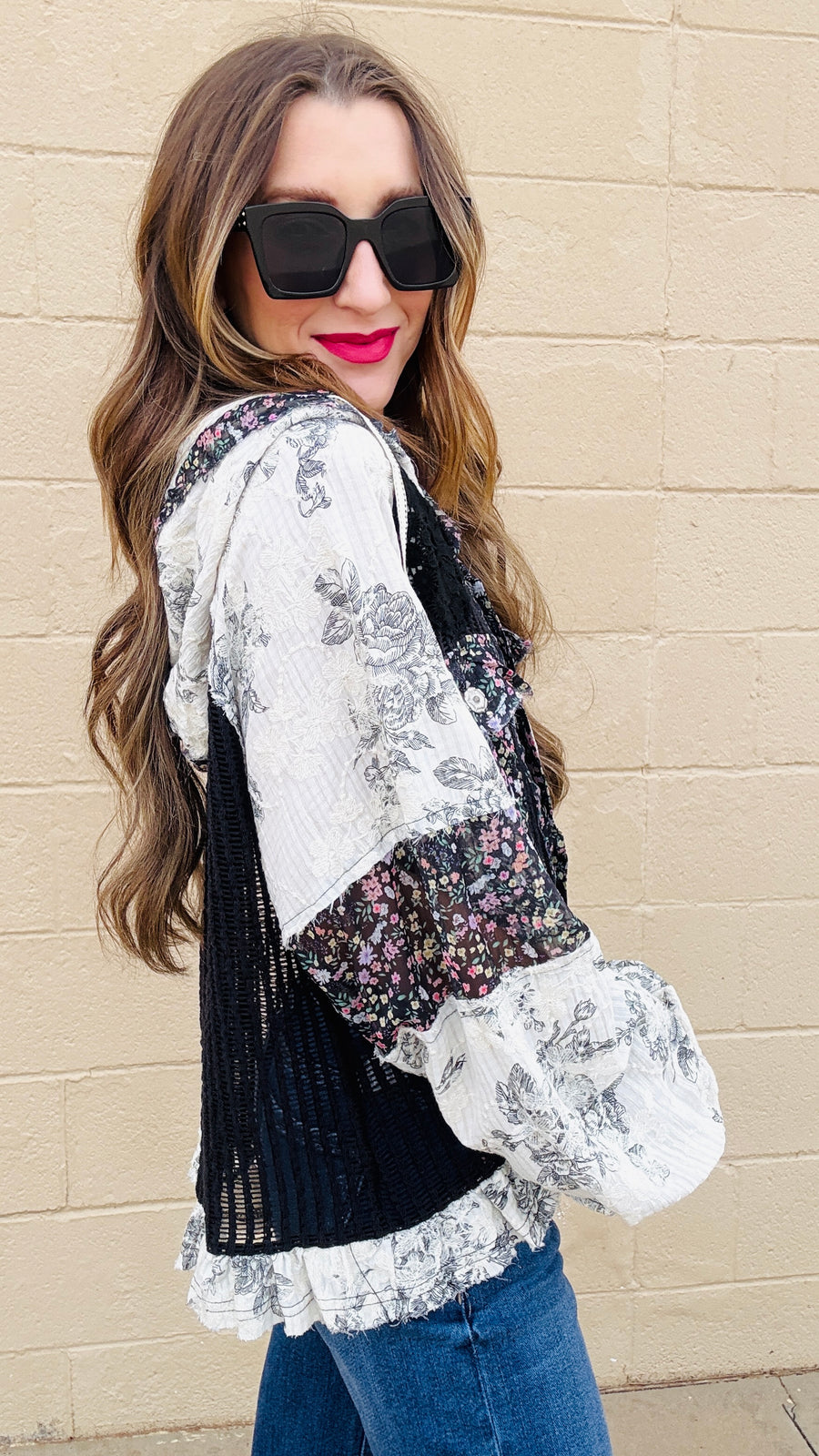 Boho Blossom Crochet Jacket