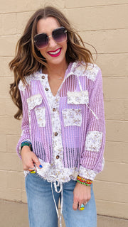 Lavender Whisper Hooded Jacket