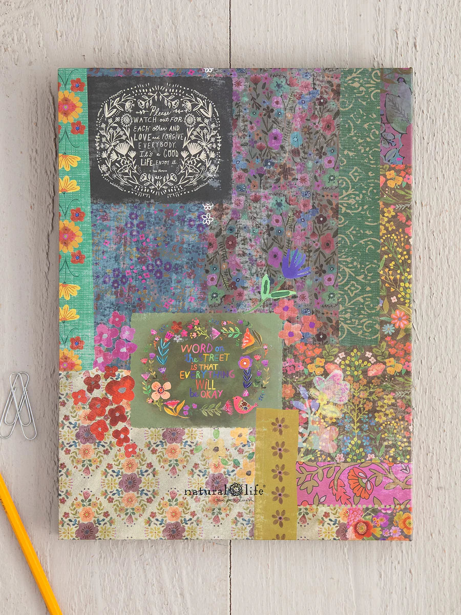 Marley Floral Patchwork Clipfolio