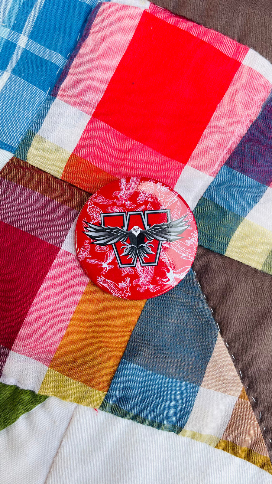 Eagle Gameday Buttons - Red or White