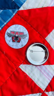 Eagle Gameday Buttons - Red or White