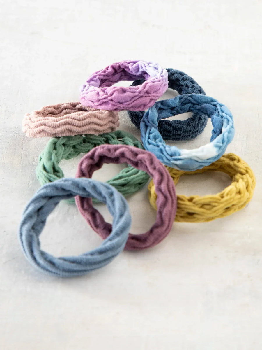 On The Run Hair Tie, Set of 8