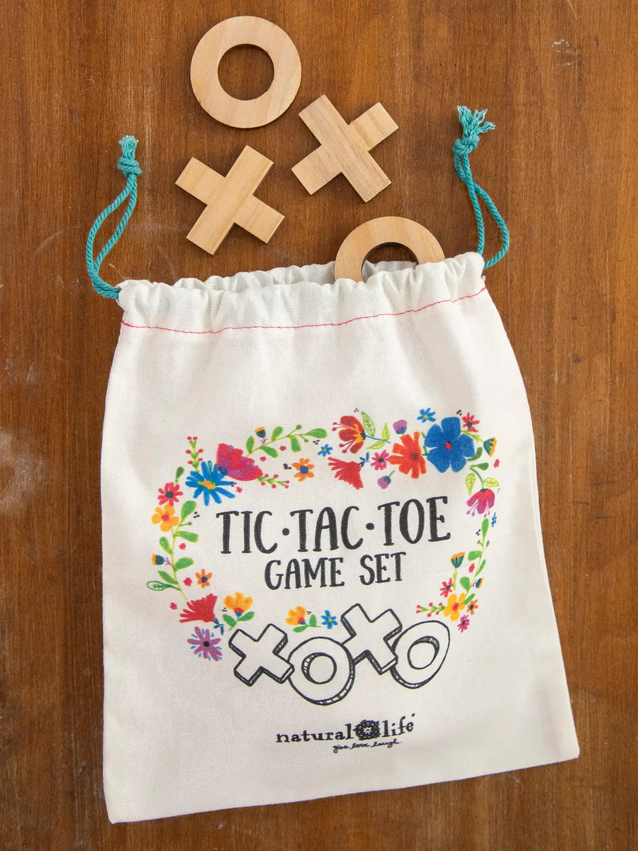 Wooden Tic Tac Toe Set