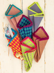 Cove Multicolor Woven Dish Cloths- Set of 6