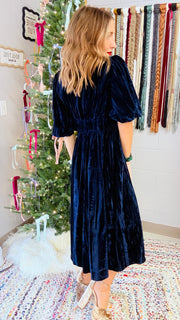 Anastasia Velvet Midi Dress