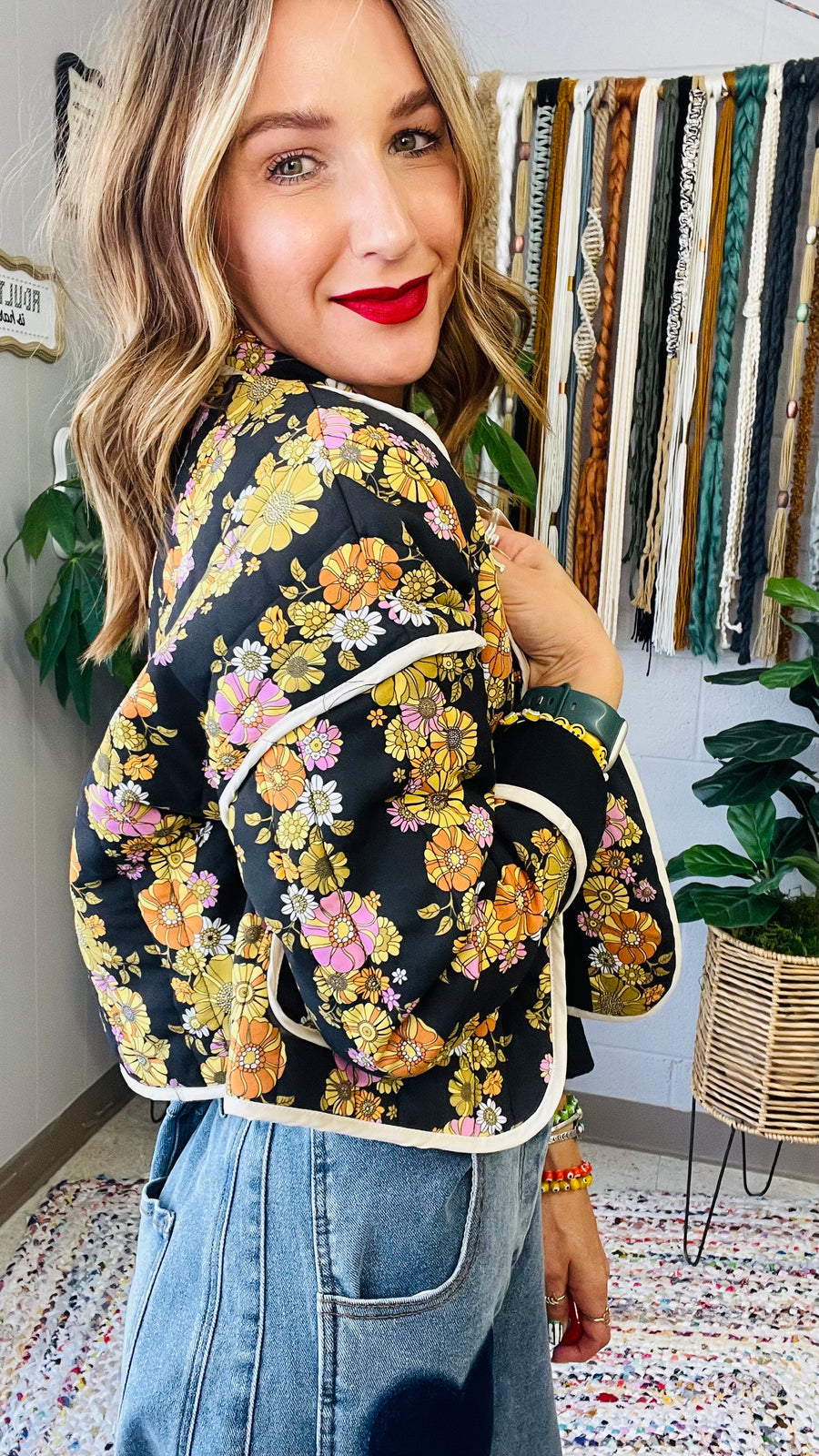 Rylee Floral Printed Jacket