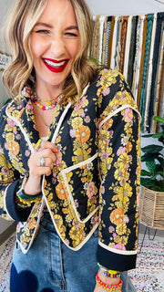 Rylee Floral Printed Jacket