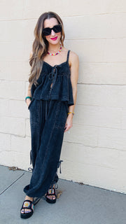 Boho Breeze Tie-Front Top