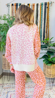 Party Animal Color Block Leopard Print Set